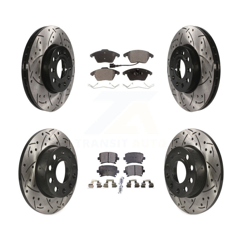 Transit Auto KDT-100307 Disc Brake Kit for 2006-2009 Volkswagen Rabbit - Front and Rear