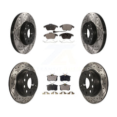 Transit Auto KDT-100310 Disc Brake Kit for 2013-2018 Volkswagen Jetta, Volkswagen Beetle - Front and Rear