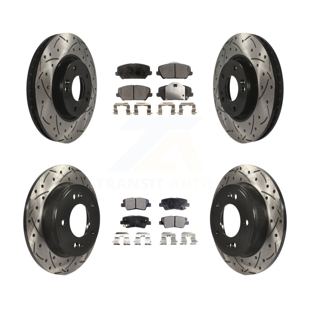 Transit Auto KDT-100313 Disc Brake Kit for 2014-2016 Kia Forte, Kia Forte Koup, Kia Forte5 - Front and Rear