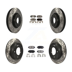 Transit Auto KDT-100314 Disc Brake Kit for 2017 Kia Forte Koup - Front and Rear