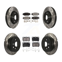 Transit Auto KDT-100321 Disc Brake Kit for 2006-2011 Lexus IS250 - Front and Rear
