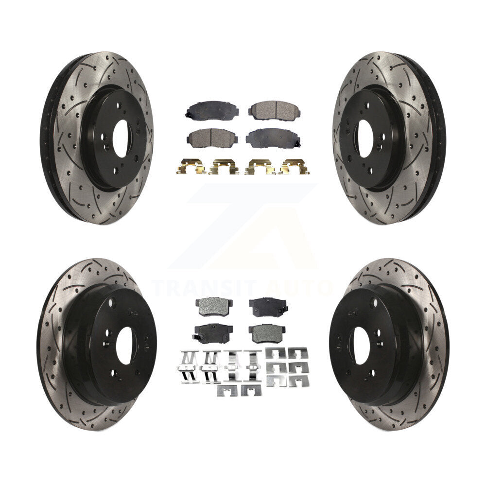 Transit Auto KDT-100324 Disc Brake Kit for 2007-2012 Acura RDX - Front and Rear