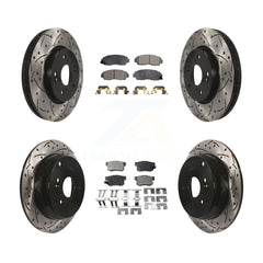Transit Auto KDT-100324 Disc Brake Kit for 2007-2012 Acura RDX - Front and Rear