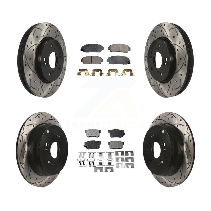 Transit Auto KDT-100324 Disc Brake Kit for 2007-2012 Acura RDX - Front and Rear