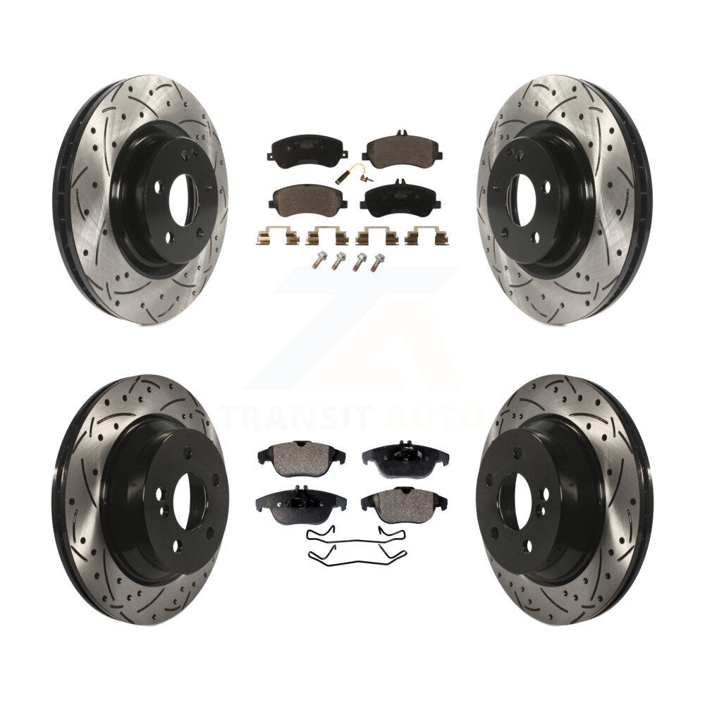 Transit Auto KDT-100326 Disc Brake Kit for 2010-2015 Mercedes-Benz GLK250, Mercedes-Benz GLK350 - Front and Rear