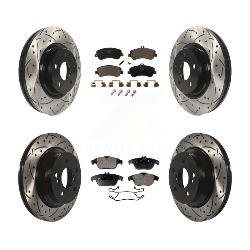 Transit Auto KDT-100326 Disc Brake Kit for 2010-2015 Mercedes-Benz GLK250, Mercedes-Benz GLK350 - Front and Rear