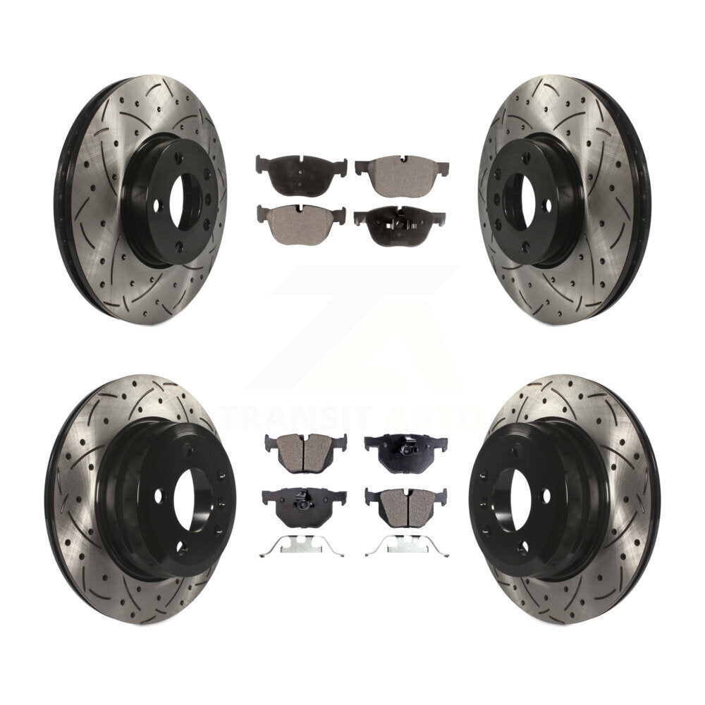 Transit Auto KDT-100335 Disc Brake Kit for 2007-2019 BMW X5, BMW X6 - Front and Rear
