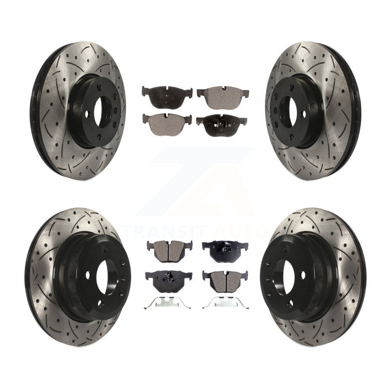 Transit Auto KDT-100335 Disc Brake Kit for 2007-2019 BMW X5, BMW X6 - Front and Rear