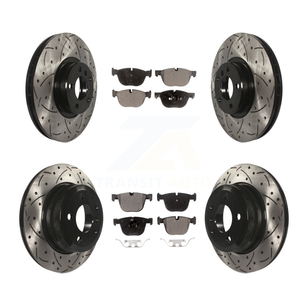 Transit Auto KDT-100337 Disc Brake Kit for 2009 BMW X6 - Front and Rear