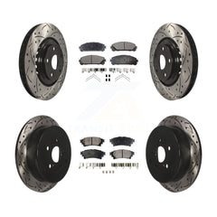 Transit Auto KDT-100343 Disc Brake Kit for 2010-2020 Toyota Highlander, Toyota Sienna and More - Front and Rear
