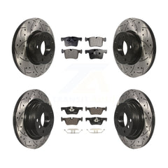 Transit Auto KDT-100349 Disc Brake Kit for 2013-2018 BMW 328d, BMW 320i - Front and Rear
