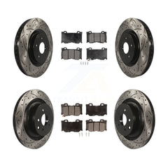 Transit Auto KDT-100352 Disc Brake Kit for 2009-2013 INFINITI G37 - Front and Rear
