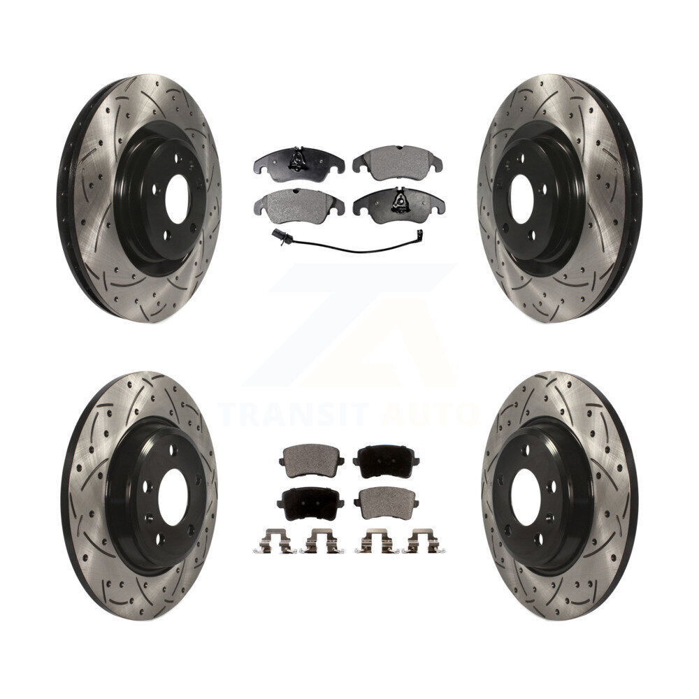 Transit Auto KDT-100357 Disc Brake Kit for 2009-2010 Audi Q5 - Front and Rear