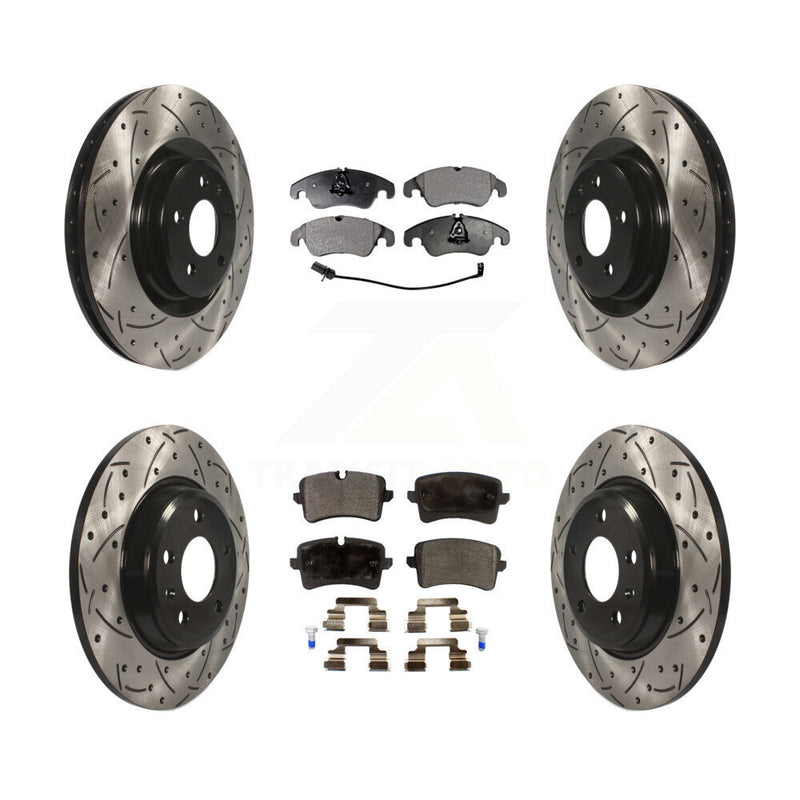 Transit Auto KDT-100358 Disc Brake Kit for 2013 Audi A6 - Front and Rear