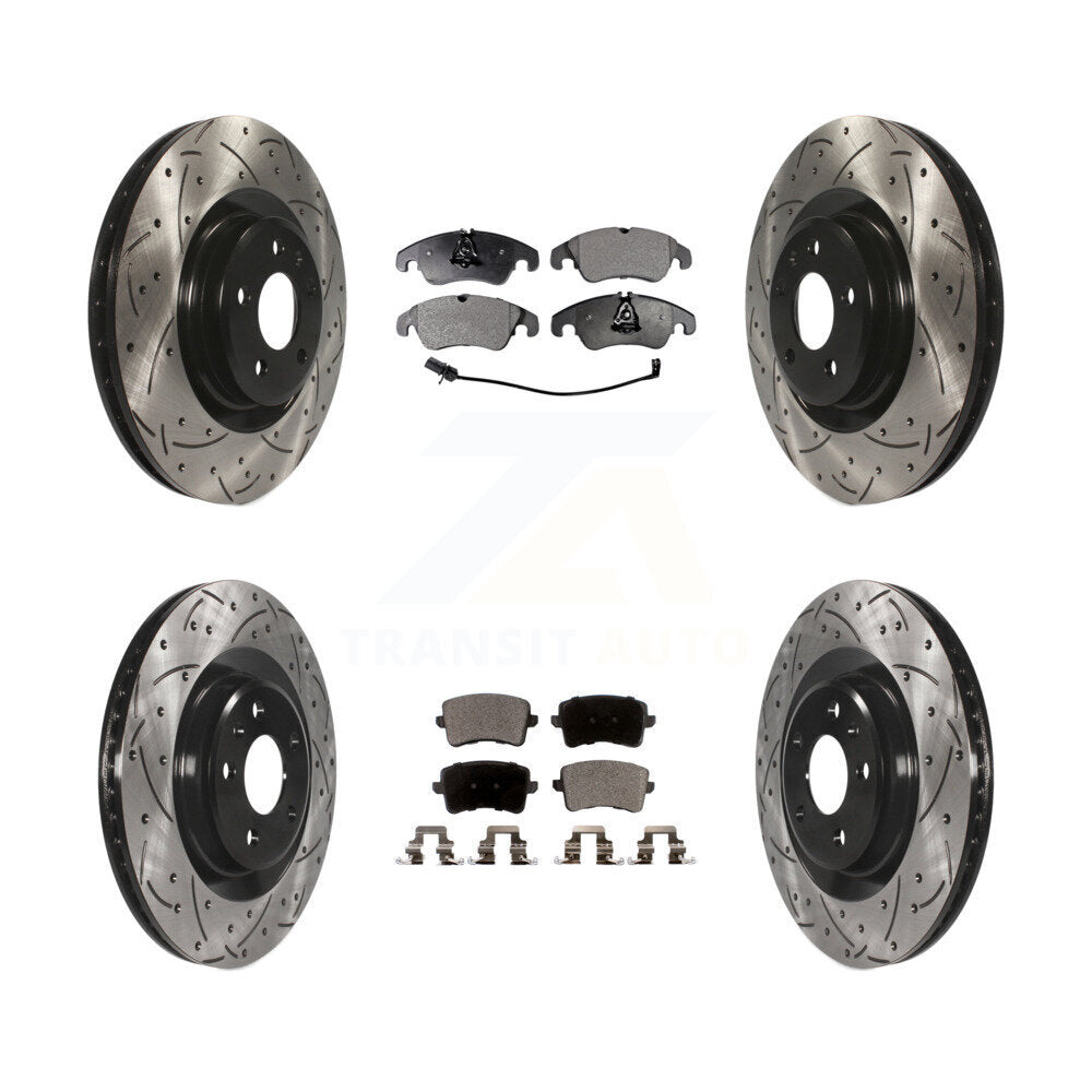 Transit Auto KDT-100359 Disc Brake Kit for 2011-2017 Audi Q5, Audi S5, Audi S4 - Front and Rear