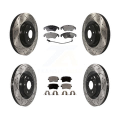 Transit Auto KDT-100359 Disc Brake Kit for 2011-2017 Audi Q5, Audi S5, Audi S4 - Front and Rear