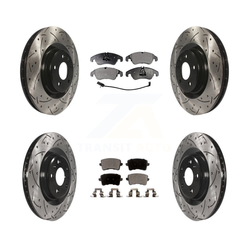 Transit Auto KDT-100359 Disc Brake Kit for 2011-2017 Audi Q5, Audi S5, Audi S4 - Front and Rear