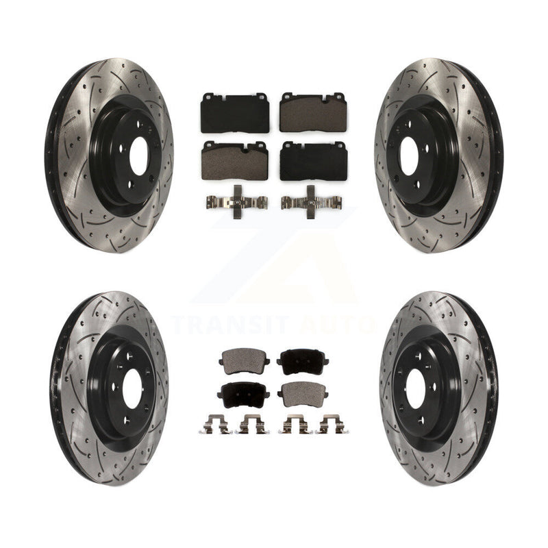 Transit Auto KDT-100361 Disc Brake Kit for 2013-2017 Audi Q5 - Front and Rear