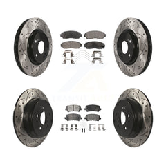 Transit Auto KDT-100362 Disc Brake Kit for 2011-2014 Honda Odyssey - Front and Rear