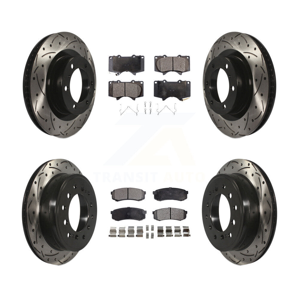 Transit Auto KDT-100366 Disc Brake Kit for 2010-2023 Lexus GX460, Toyota 4Runner - Front and Rear