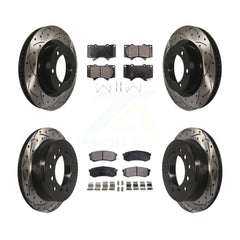 Transit Auto KDT-100366 Disc Brake Kit for 2010-2023 Lexus GX460, Toyota 4Runner - Front and Rear