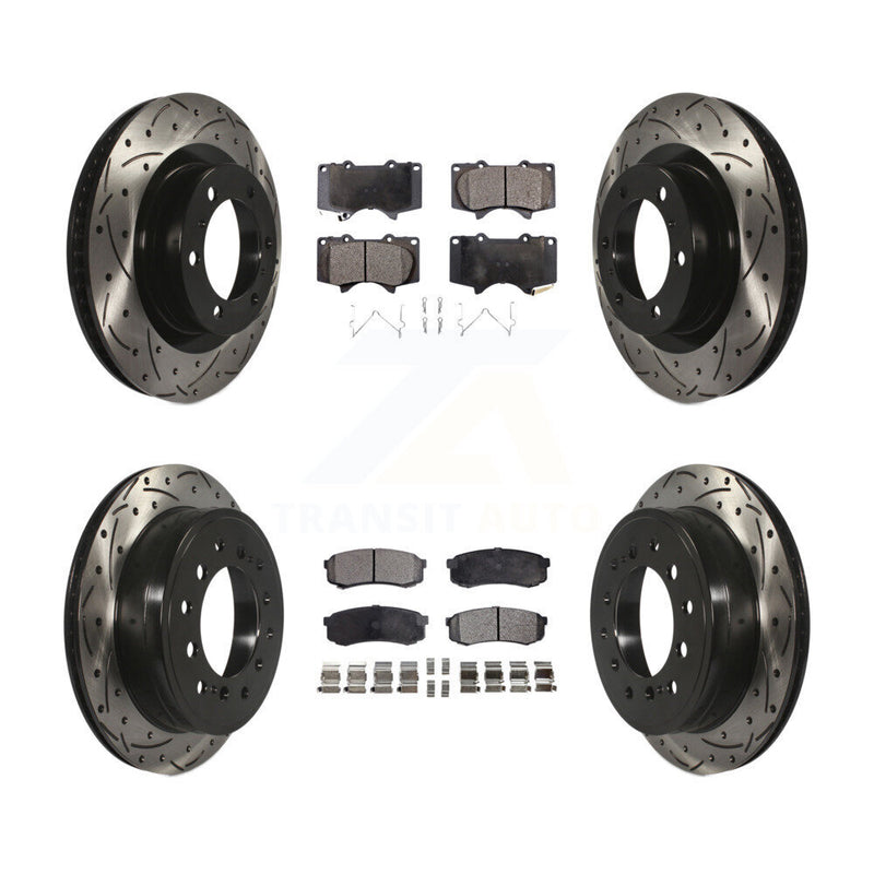 Transit Auto KDT-100366 Disc Brake Kit for 2010-2023 Lexus GX460, Toyota 4Runner - Front and Rear