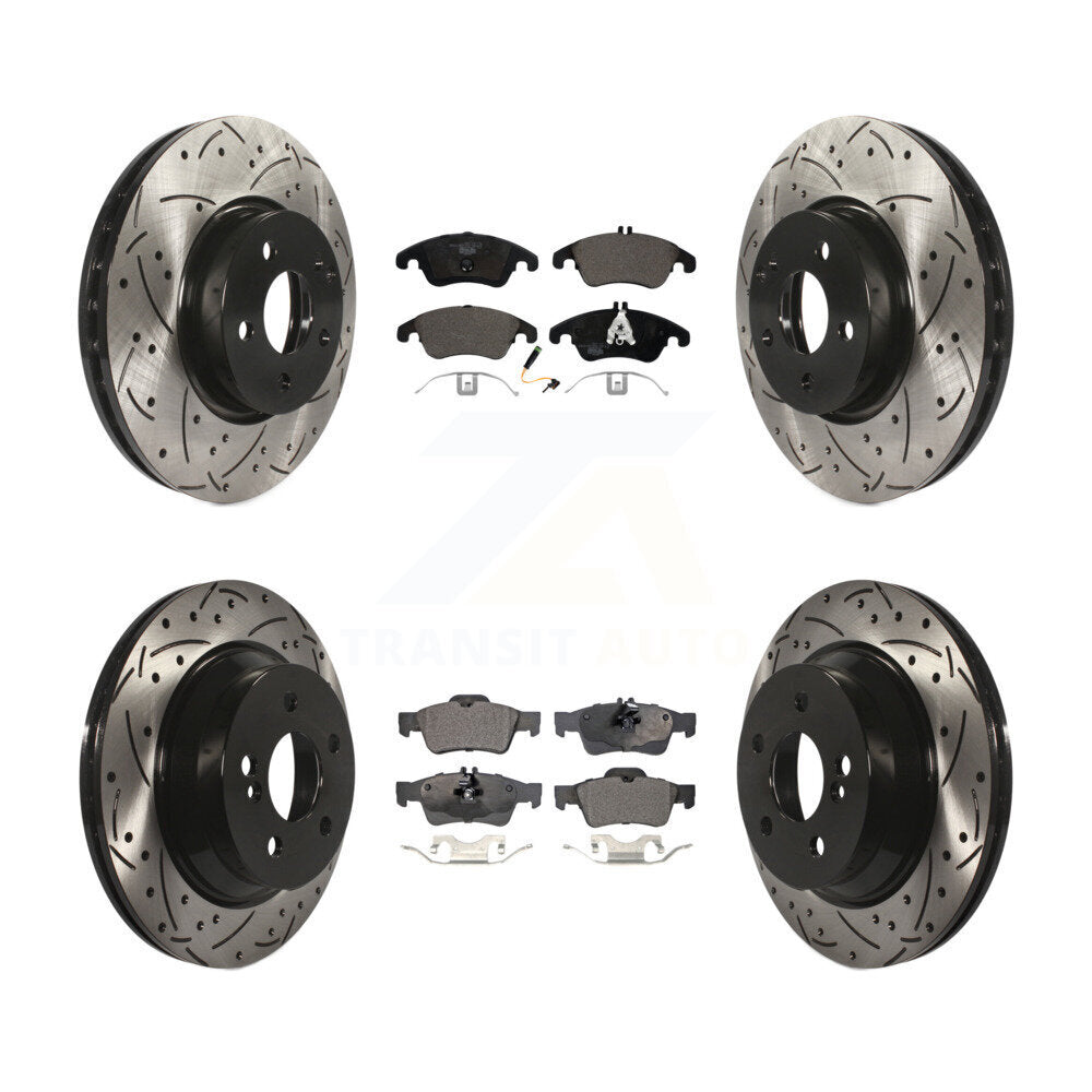 Transit Auto KDT-100371 Disc Brake Kit for 2011-2016 Mercedes-Benz E350, Mercedes-Benz E400 - Front and Rear