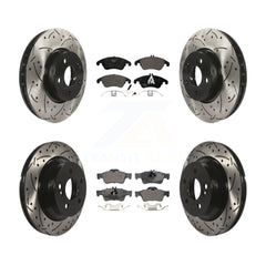 Transit Auto KDT-100371 Disc Brake Kit for 2011-2016 Mercedes-Benz E350, Mercedes-Benz E400 - Front and Rear