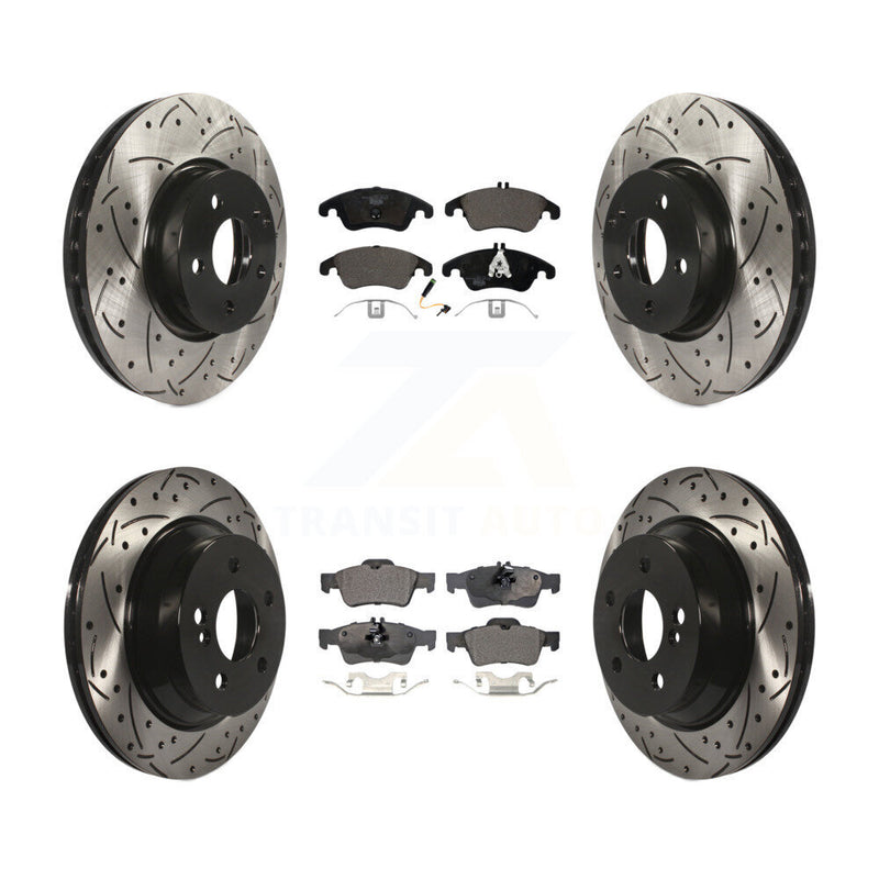 Transit Auto KDT-100371 Disc Brake Kit for 2011-2016 Mercedes-Benz E350, Mercedes-Benz E400 - Front and Rear