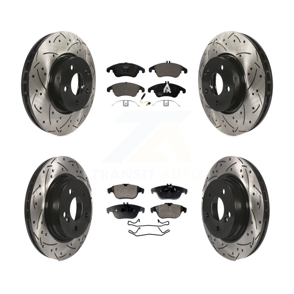 Transit Auto KDT-100372 Disc Brake Kit for 2008-2015 Mercedes-Benz C300, Mercedes-Benz E350, Mercedes-Benz C350 - Front and Rear