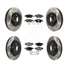 Transit Auto KDT-100372 Disc Brake Kit for 2008-2015 Mercedes-Benz C300, Mercedes-Benz E350, Mercedes-Benz C350 - Front and Rear