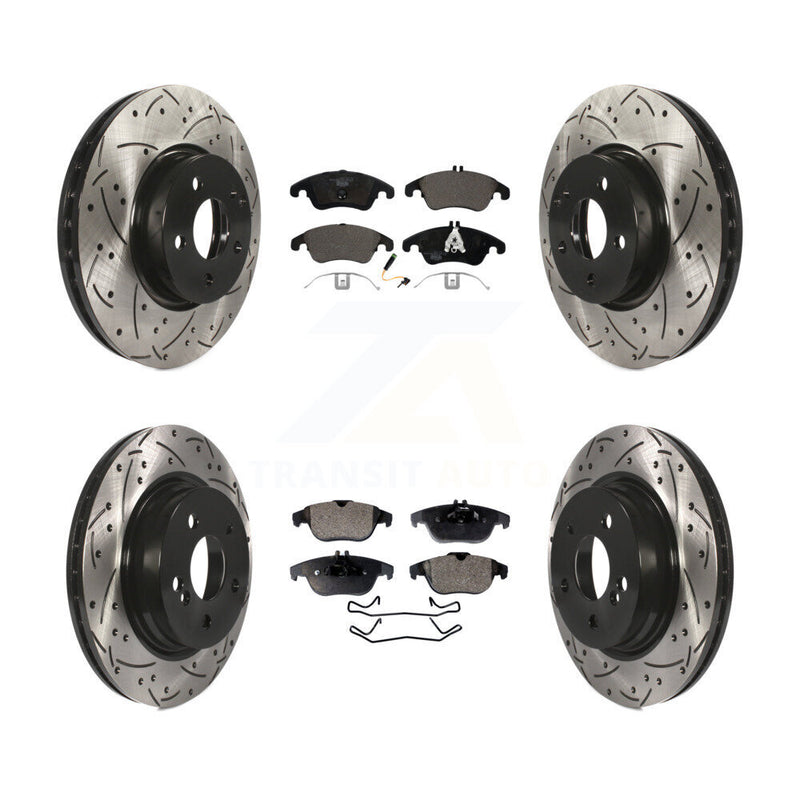 Transit Auto KDT-100372 Disc Brake Kit for 2008-2015 Mercedes-Benz C300, Mercedes-Benz E350, Mercedes-Benz C350 - Front and Rear