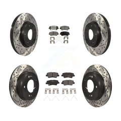Transit Auto KDT-100377 Disc Brake Kit for 2016-2018 Hyundai Elantra GT, Kia Forte and More - Front and Rear