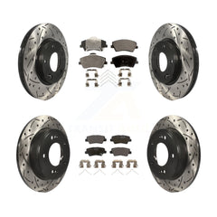 Transit Auto KDT-100378 Disc Brake Kit for 2017-2020 Hyundai Elantra - Front and Rear