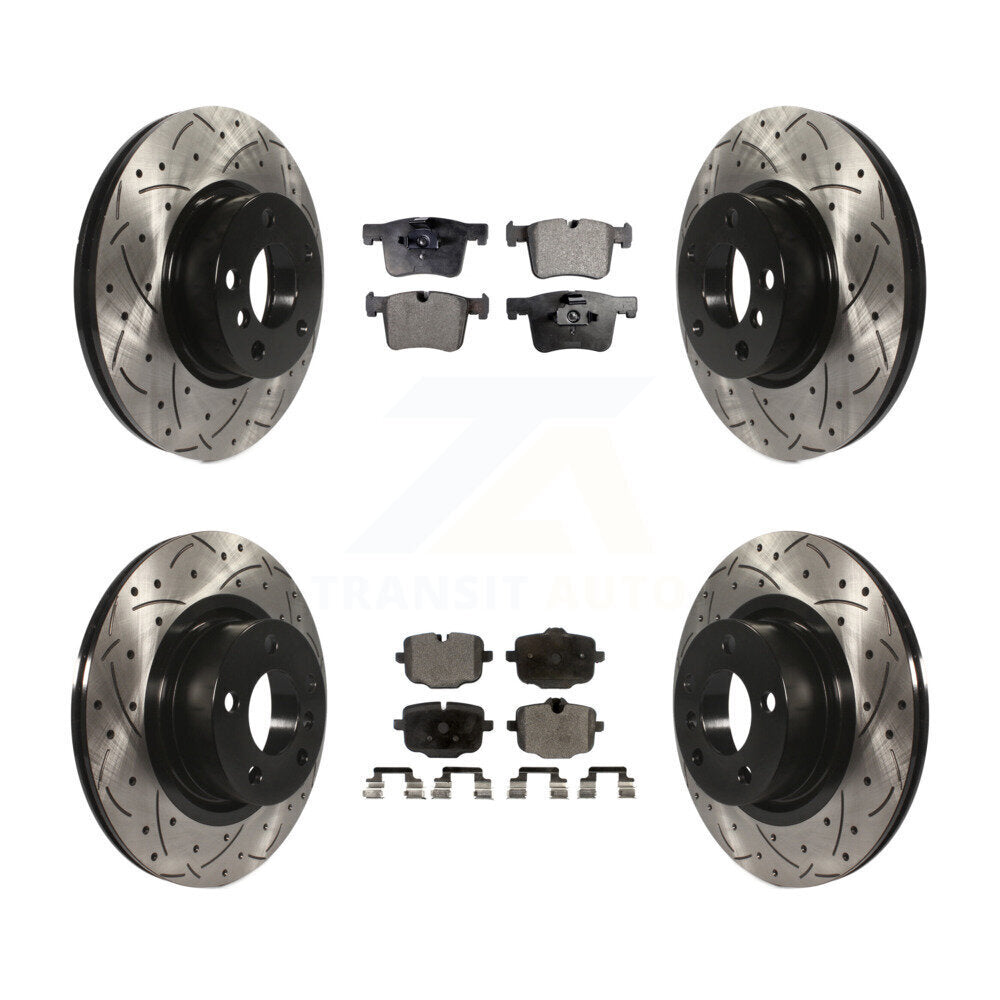 Transit Auto KDT-100379 Disc Brake Kit for 2012 BMW X3 - Front and Rear
