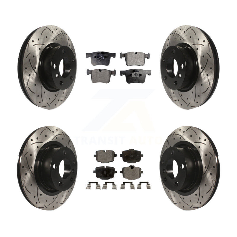 Transit Auto KDT-100379 Disc Brake Kit for 2012 BMW X3 - Front and Rear