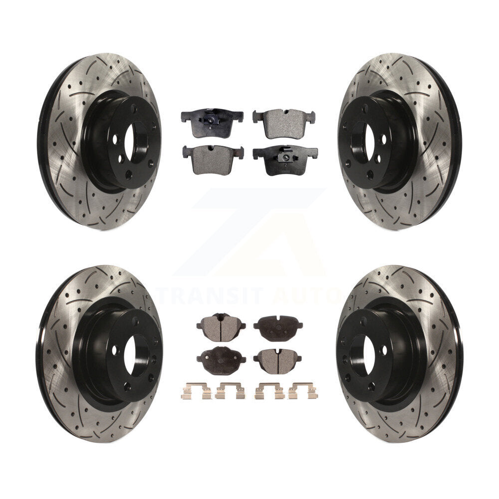 Transit Auto KDT-100380 Disc Brake Kit for 2011-2018 BMW X4, BMW X3 - Front and Rear