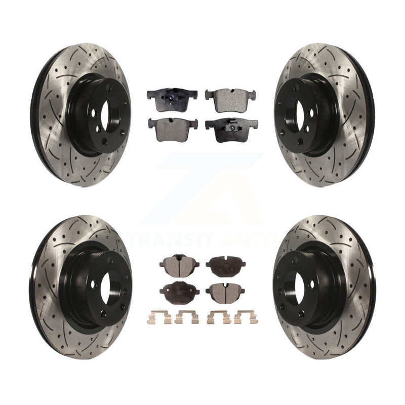Transit Auto KDT-100380 Disc Brake Kit for 2011-2018 BMW X4, BMW X3 - Front and Rear