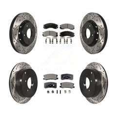 Transit Auto KDT-100382 Disc Brake Kit for 2009-2015 Mitsubishi Lancer - Front and Rear