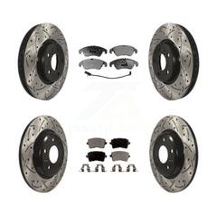 Transit Auto KDT-100383 Disc Brake Kit for 2011-2017 Audi A4 Quattro, Audi A5 and More - Front and Rear