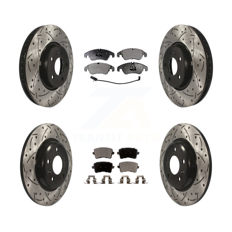 Transit Auto KDT-100383 Disc Brake Kit for 2011-2017 Audi A4 Quattro, Audi A5 and More - Front and Rear