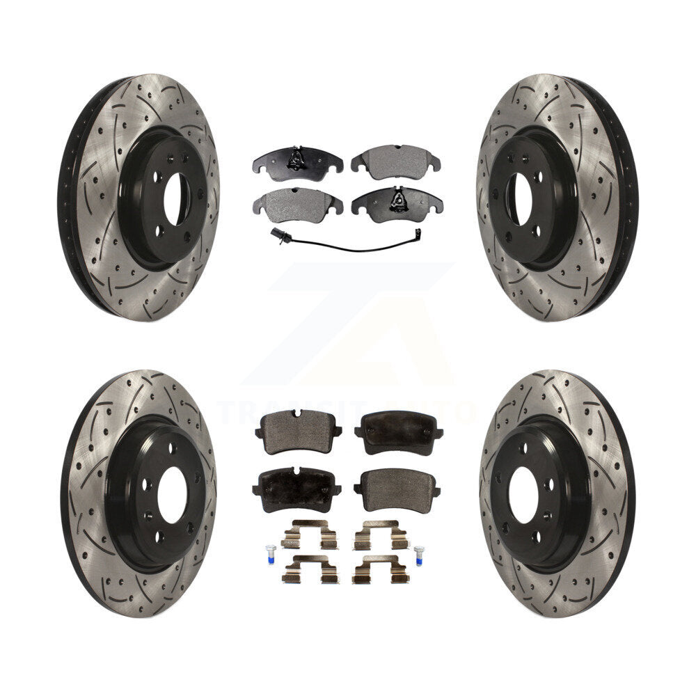 Transit Auto KDT-100384 Disc Brake Kit for 2013 Audi A6 - Front and Rear