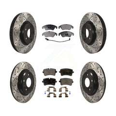 Transit Auto KDT-100384 Disc Brake Kit for 2013 Audi A6 - Front and Rear