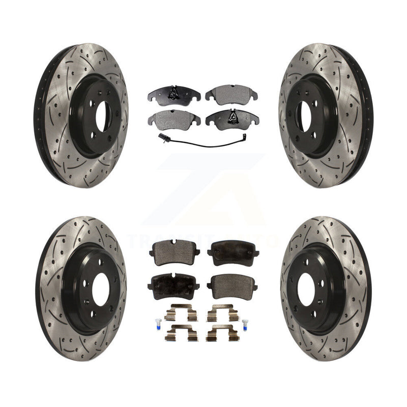 Transit Auto KDT-100384 Disc Brake Kit for 2013 Audi A6 - Front and Rear