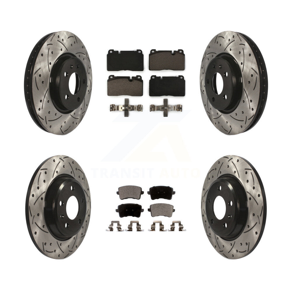 Transit Auto KDT-100385 Disc Brake Kit for 2013-2017 Audi Q5 - Front and Rear