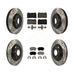 Transit Auto KDT-100385 Disc Brake Kit for 2013-2017 Audi Q5 - Front and Rear