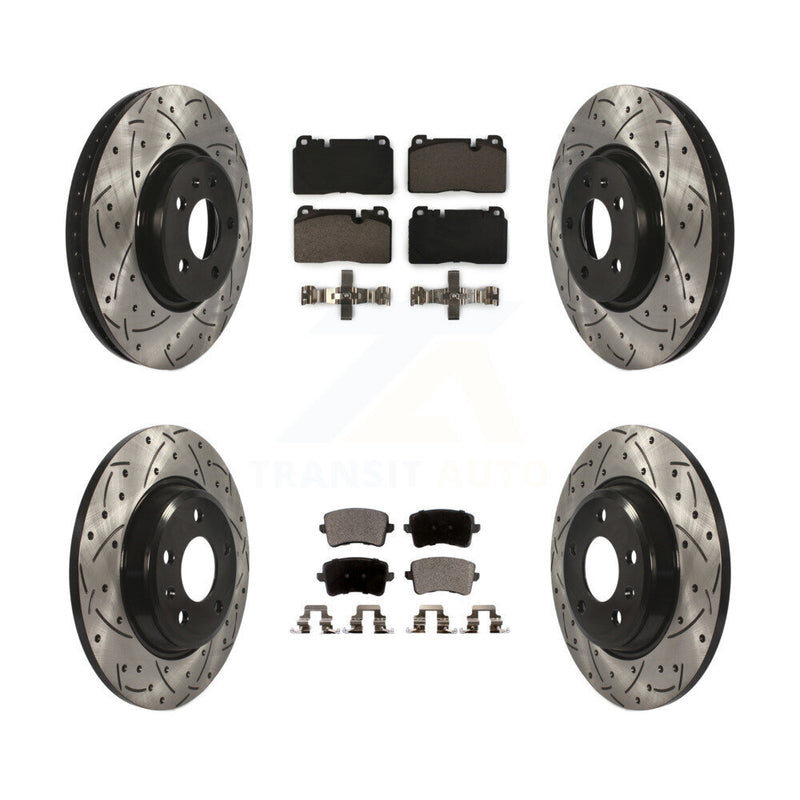 Transit Auto KDT-100385 Disc Brake Kit for 2013-2017 Audi Q5 - Front and Rear