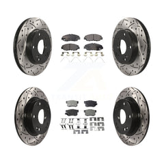Transit Auto KDT-100387 Disc Brake Kit for 2012-2014 Honda Civic - Front and Rear