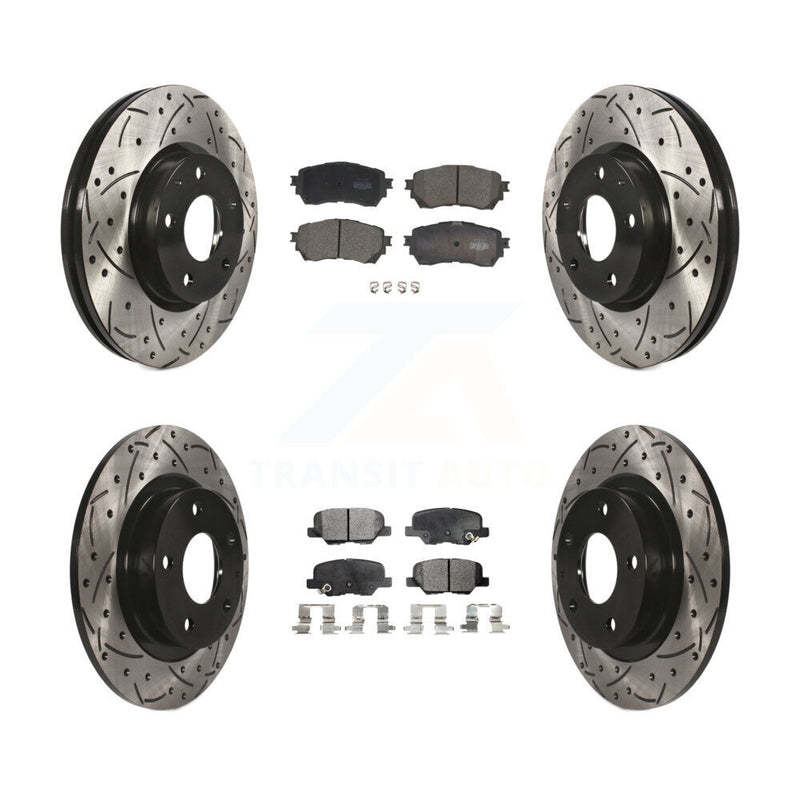 Transit Auto KDT-100392 Disc Brake Kit for 2014-2015 Mazda 6 - Front and Rear