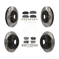 Transit Auto KDT-100393 Disc Brake Kit for 2013-2018 Acura RDX - Front and Rear